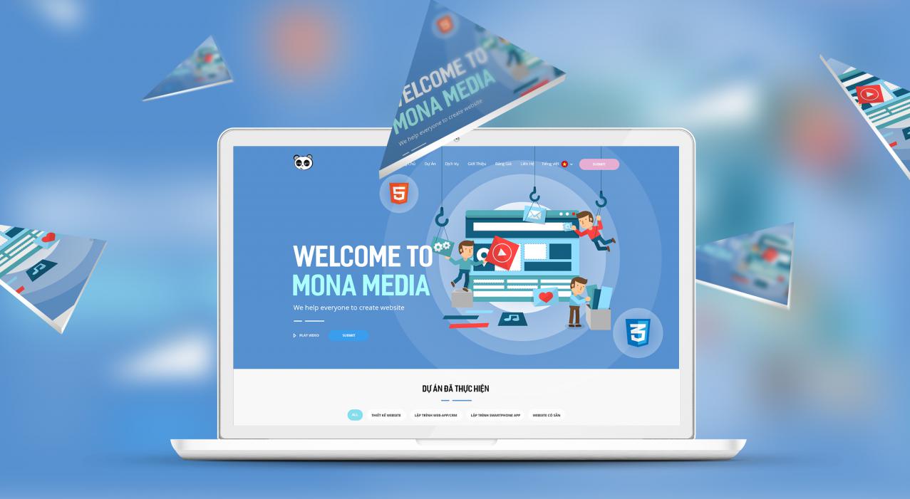 Công ty thiết kế website uy tín tại TpHCM Mona Media